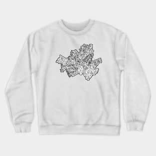 Map of Seoul Crewneck Sweatshirt